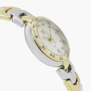TAG Heuer Link Steel 18K Yellow Gold Silver Dial Quartz Watch WAT1350.BB0957
