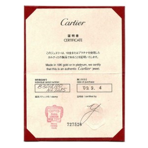 Cartier Lanieres Diamond 18k White Gold Long Cube Pendant & Cord 