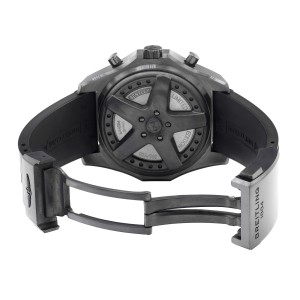 Breitling Bentley Midnight Carbon Steel Black Dial Watch 
