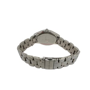 Michael Kors Mini Slim Runway Steel Silver Dial Ladies Quartz Watch 