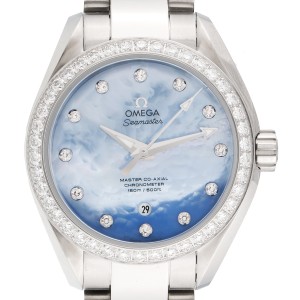 Omega Seamaster Aqua Terra 23115342057002 Stainless Steel Automatic 34mm Womens Watch