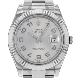 Rolex Datejust II 116334 GAO Steel & 18k White Gold Automatic Mens Watch