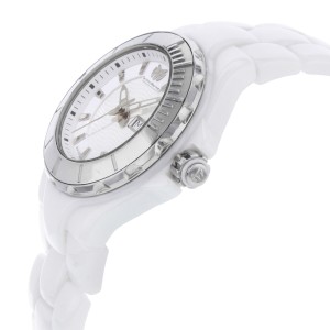 Technomarine Cruise White Dial Ceramic Day Date Steel Ladies Watch 110022C
