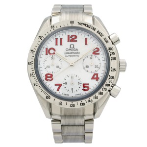 Omega Speedmaster Reduced Steel MOP Dial Automatic Unisex Watch 3534.79.00