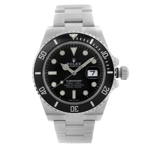 Rolex Submariner Date 41mm Steel Ceramic Black Dial Automatic Men Watch 126610LN