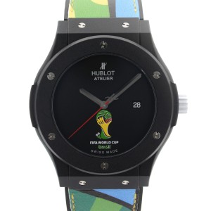 Hublot Atelier Fifa World Cup Brazil 2014 Black Dial Watch 500.XI.1100.VR.FIF14