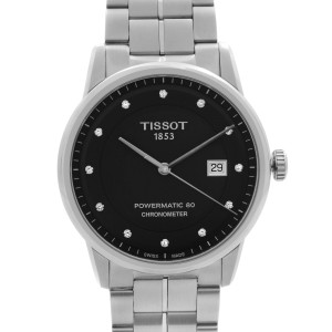 Tissot T-Classic Steel Black Diamond Dial Automatic Watch T086.408.11.056.00