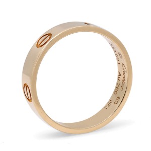 Cartier Love Classic Ring 18K Yellow Gold Size 63 US 10.5