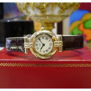 cartier sterling silver watch