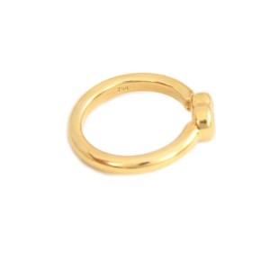 Chopard Happy Diamond 18k Yellow Gold Heart Ring Size 
