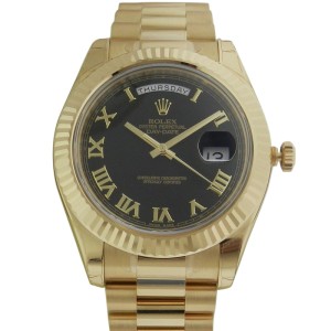 Rolex Day-Date II President 218238 41mm 18K Yellow Gold Watch