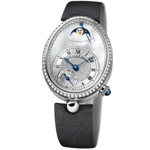 Breguet 8908BB/V2/864 D00D Reine de Naples 18Kt WG Pearl Dial Watch