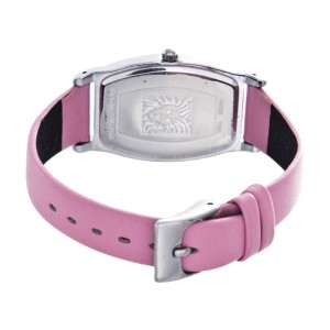 Anne Klein AK/1565 White Dial Pink Leather Strap Women's Watch 