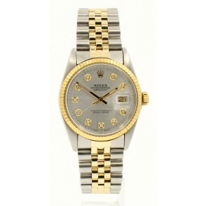 rolex oyster perpetual datejust diamond dial