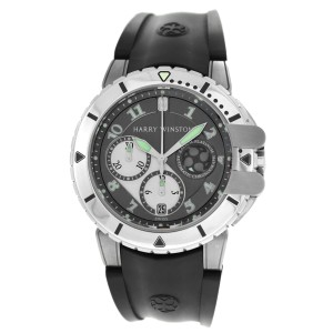 Harry Winston Project Z2 410-MCA442 Chrono Ocean Diver Zalium Platinum Watch