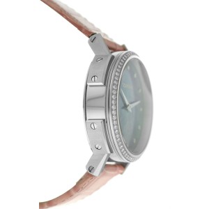 Tourneau TNY Roventa TNY350707013 Ladies Diamond MOP Steel 35MM Quartz Watch