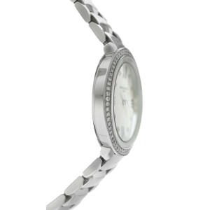 Baume & Mercier Promese 65759 Ladies MOP Diamond Steel 34MM Quartz Watch