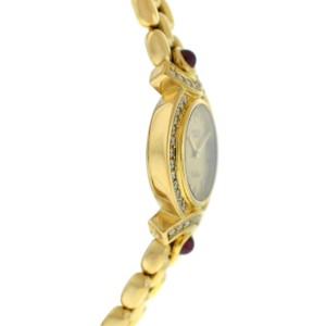 Rolex Cellini 5184 Ladies 18K Yellow Gold Diamond 23MM Mechanical Watch