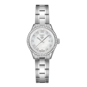 Tag Heuer Carrera   Ladies Diamond Steel MOP Date 28MM Quartz Watch