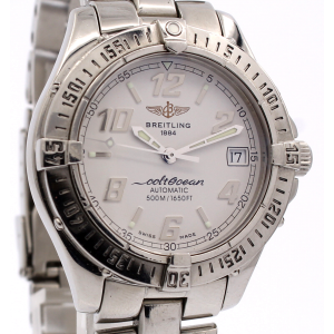 BREITLING Colt Ocean Stainless Steel Automatic White Dial Watch 