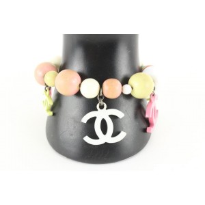 Chanel 04C Multicolor CC Logo Bracelet 