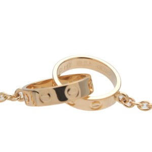 Authentic Cartier Baby Love Bracelet K18 YG 750 Yellow Gold Used F/S
