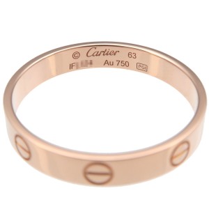  Cartier Mini Love Ring Rose Gold 