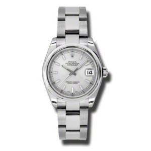 Rolex Datejust Steel Silver Stick Dial 31mm Watch