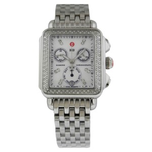 Michele MWW06P000099 Signature Deco Diamond Pearl Womens Watch