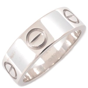 Cartier Love White Gold Womens Ring Size 5