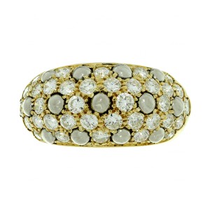 Cartier 18K White Gold Diamond Ring Size 5.25