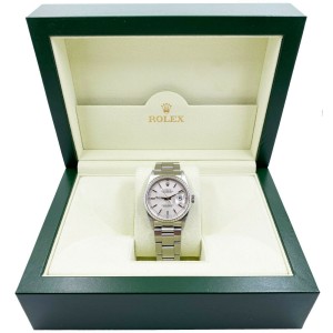 Rolex Datejust 16220 Silver Dial Stainless Steel 