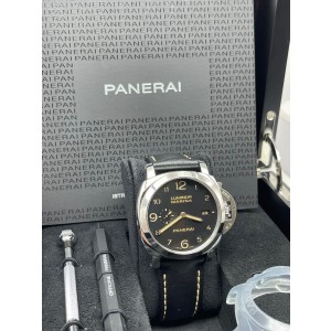 Panerai PAM00359 Luminor Marina Black Dial Steel Black Leather t