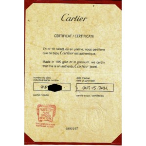 Cartier 18K Whiite Gold Love Cuff 
