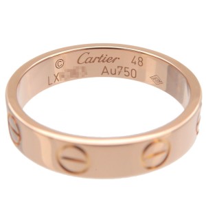  Cartier Mini Love Ring K18PG 750PG Rose Gold 