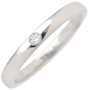 Cartier Ballerina Wedding Ring 1P Diamond PT950 Platinum 