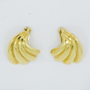 Yellow Gold Womens Earrings
