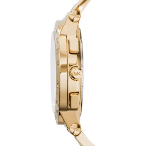 Michael Kors MK5933 Wyatt Chronograph White Dial Gold Ion-plated Womens Watch 