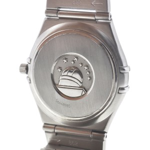 Omega Constellation Stainless Steel Diamonds Bezel 34mm Watch