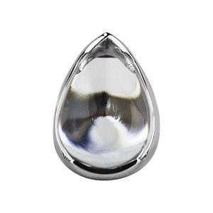 Baccarat Psydelic Medium Clear 925 Sterling Silver Ring