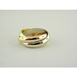 cartier 3 color gold ring
