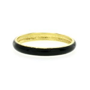 Fancy Multi Color Enamel 14K Yellow Gold 3 mm Band Ring Size 4-8 » NP15