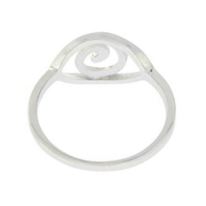 Women's 925 Sterling Silver Spiral Eye Band Ring Size 5-10