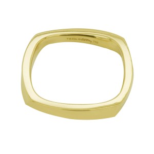 Authentic Tiffany & Co. 18K Yellow Gold Frank Gehry Torque Ring Size 10.5
