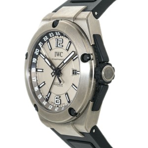 IWC Ingenieur Dual Time Titanium IW326403 Automatic Men's Watch 45mm
