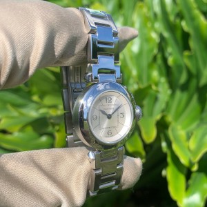 Cartier Pasha 2973 27mm Stainless Steel Ladies Watch 