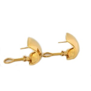 Mayor's Jeweler 18k Yellow Gold 20mm Wide Huggie Earrings