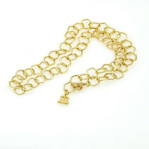 Temple St Clair Garden Of Earthy Delights Link Chain Necklace in 18k Yellow Gold
