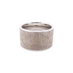 Hermes 925 Sterling Silver Ring Size 5.25