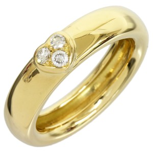 Tiffany & Co. 18K Yellow Gold Three Diamond Ring